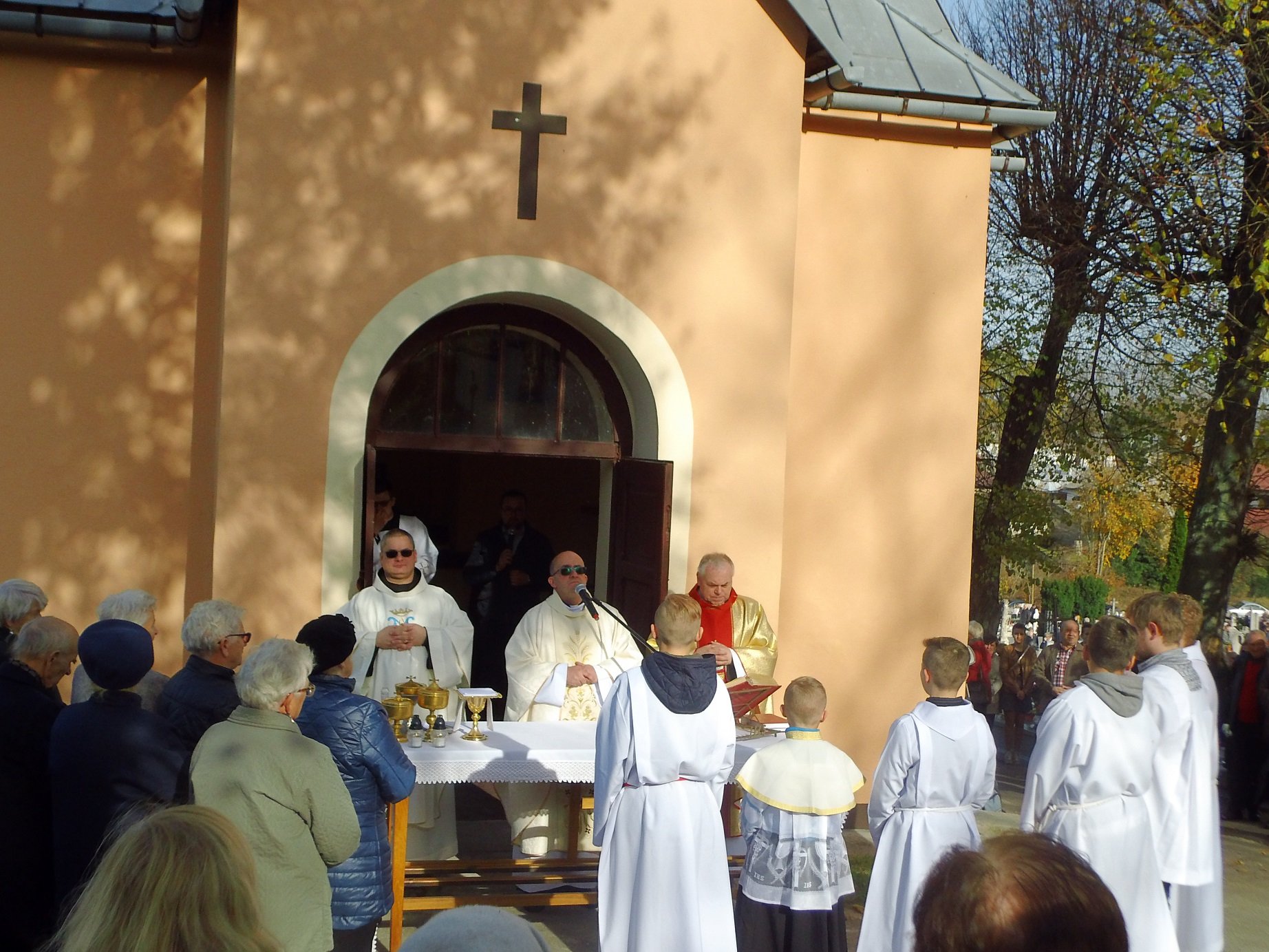 msza w kaplicy cmentranej2018
